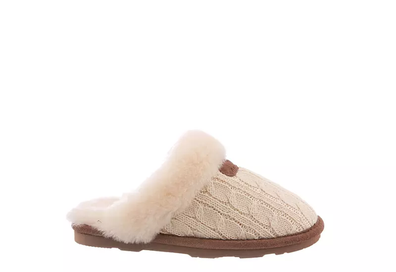 Bearpaw Womens Effie Slipper - Natural 4 Bearpaw Womens Effie Slipper - Natural - Image 2