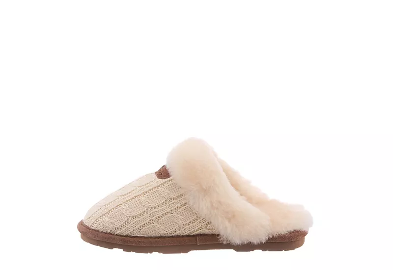 Bearpaw Womens Effie Slipper - Natural 6 Bearpaw Womens Effie Slipper - Natural - Image 4