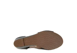 Journee Collection Womens Aretha Wedge Sandal - Black -Fashion Feet Shop US 01 102152 06