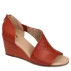 Journee Collection Womens Aretha Wedge Sandal - Rust 2 Journee Collection Womens Aretha Wedge Sandal - Rust -Fashion Feet Shop US 01 102154 00