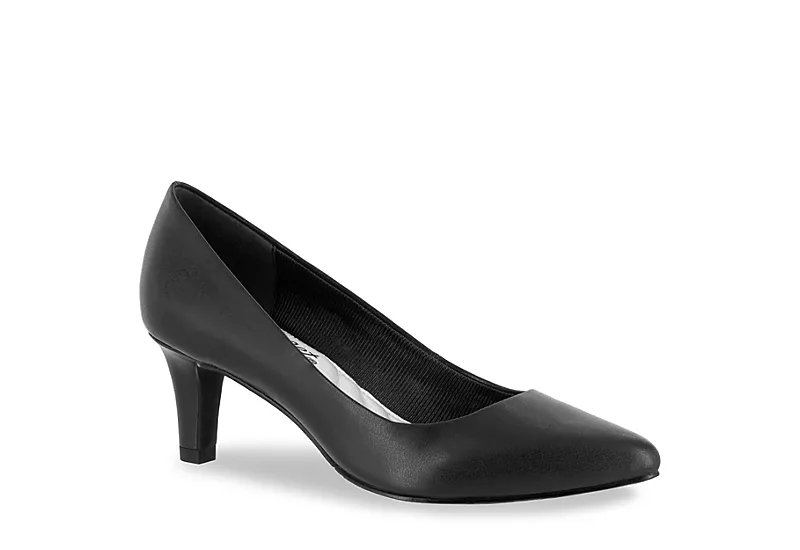 Easy Street Womens Pointe - Black 3 Easy Street Womens Pointe - Black