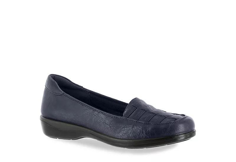 Easy Street Womens Genesis Loafer - Navy 3 Easy Street Womens Genesis Loafer - Navy
