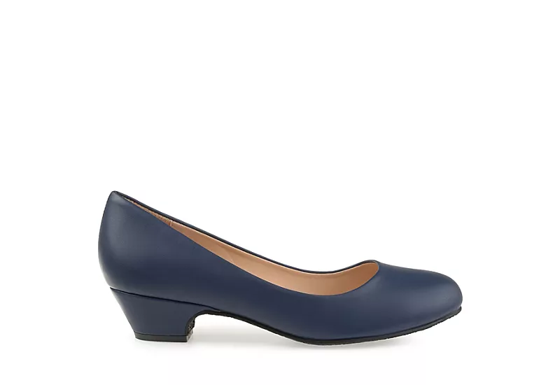 Journee Collection Womens Saar Pump - Navy 4 Journee Collection Womens Saar Pump - Navy - Image 2