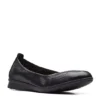 Clarks Womens Jeanette Ease Flat - Black -Fashion Feet Shop US 01 105283 00