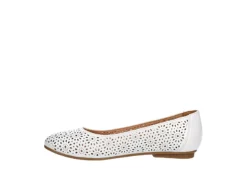 Mootsies Tootsies Womens Belva Flat - White -Fashion Feet Shop US 01 105350 03