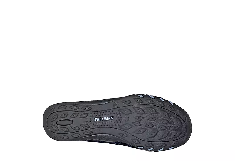 Skechers Womens Breathe Easy Infi-knity Slip On Sneaker - Navy 7 Skechers Womens Breathe Easy Infi-knity Slip On Sneaker - Navy - Image 5