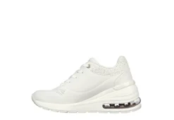 Skechers Womens Million Air Elevated Air Sneaker - White -Fashion Feet Shop US 01 105684 02