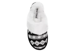 Minnetonka Womens Twyla Scuff Slipper - Black -Fashion Feet Shop US 01 106047 05