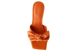 Marc Fisher Womens Demar Slide Sandal - Orange 12 Marc Fisher Womens Demar Slide Sandal - Orange -Fashion Feet Shop US 01 106243 03
