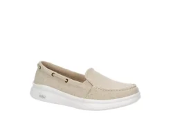 Skechers Womens Arch Fit Skipper Beyond Swell Slip On Sneaker - Natural