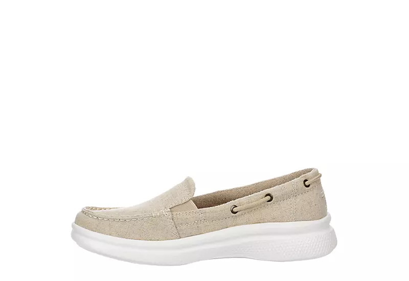 Skechers Womens Arch Fit Skipper Beyond Swell Slip On Sneaker - Natural 6 Skechers Womens Arch Fit Skipper Beyond Swell Slip On Sneaker - Natural - Image 4