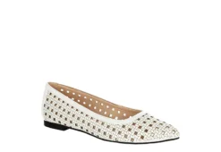 Mootsies Tootsies Womens Akshy Flat - White
