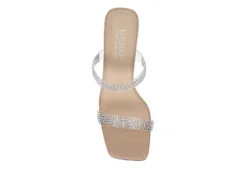Michael By Michael Shannon Womens Dionna Slide Sandal - Clear -Fashion Feet Shop US 01 107002 05
