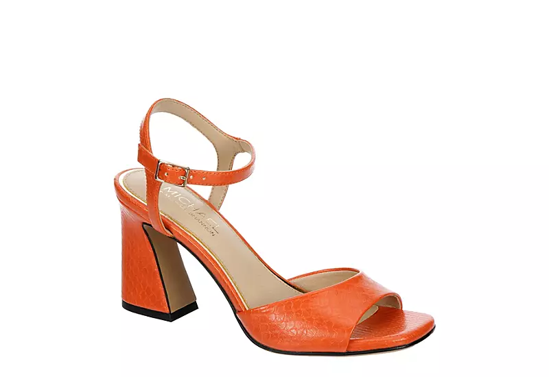 Michael By Michael Shannon Womens Seren Sandal - Orange 3 Michael By Michael Shannon Womens Seren Sandal - Orange