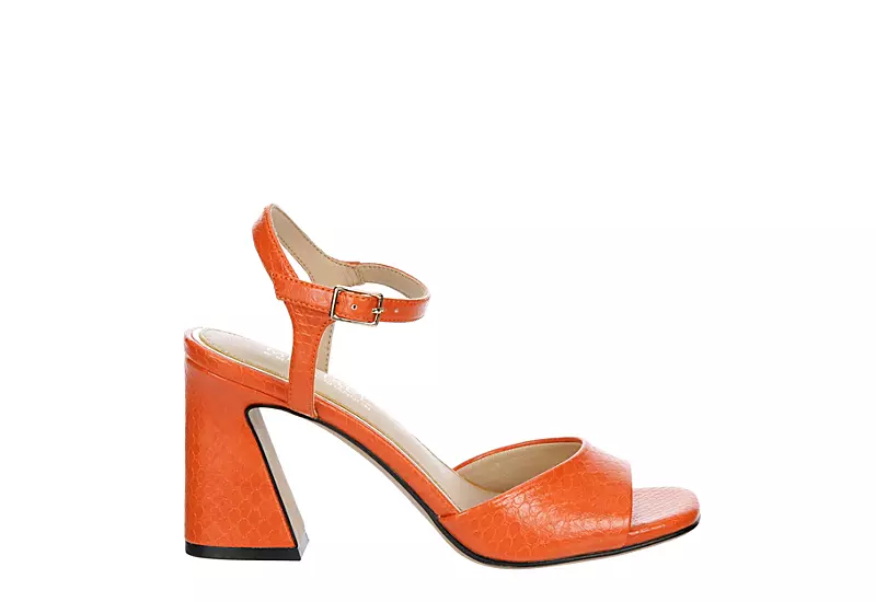 Michael By Michael Shannon Womens Seren Sandal - Orange 4 Michael By Michael Shannon Womens Seren Sandal - Orange - Image 2