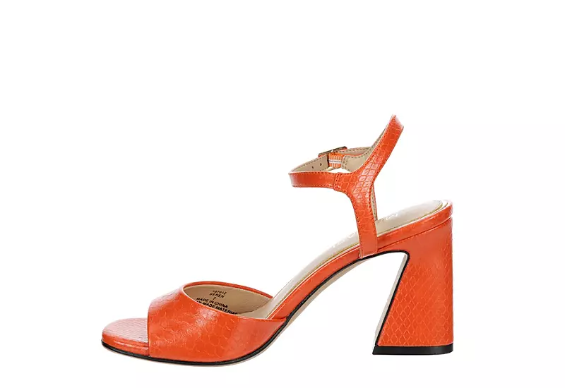 Michael By Michael Shannon Womens Seren Sandal - Orange 6 Michael By Michael Shannon Womens Seren Sandal - Orange - Image 4