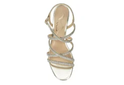 N By Nina Womens Bloom Sandal - Champagne -Fashion Feet Shop US 01 107406 05