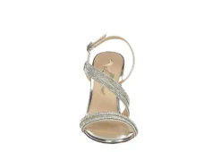 N By Nina Womens Sabetha Sandal - Silver -Fashion Feet Shop US 01 107407 02
