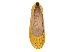 Mootsies Tootsies Womens Belva Flat - Yellow 14 Mootsies Tootsies Womens Belva Flat - Yellow -Fashion Feet Shop US 01 107414 05