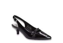 Easy Street Womens Emerin Slingback Pump - Black