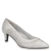 Easy Street Womens Ansen Pump - Silver -Fashion Feet Shop US 01 108091 00