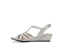 Lifestride Womens Yaya Wedge Sandal - Silver -Fashion Feet Shop US 01 200113 03