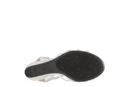 Lifestride Womens Yaya Wedge Sandal - Silver -Fashion Feet Shop US 01 200113 06