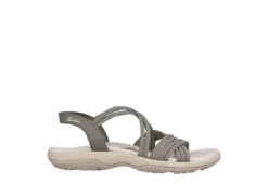 Skechers Womens Reggae Slim Takes Two Womens Sandal - Olive 10 Skechers Womens Reggae Slim Takes Two Womens Sandal - Olive -Fashion Feet Shop US 01 202405 01