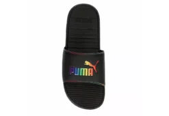 Puma Womens Cool Cat Rainbow Slide Sandal - Black -Fashion Feet Shop US 01 202625 05