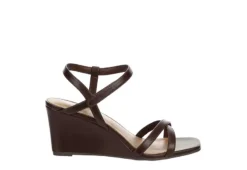 Michael By Michael Shannon Womens Lulu Wedge Sandal - Espresso -Fashion Feet Shop US 01 202628 01