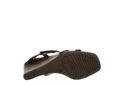 Michael By Michael Shannon Womens Lulu Wedge Sandal - Espresso -Fashion Feet Shop US 01 202628 06