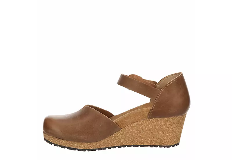 Birkenstock Womens Mary Wedge Sandal - Cognac 6 Birkenstock Womens Mary Wedge Sandal - Cognac - Image 4