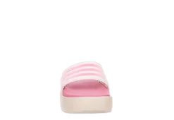 Adidas Womens Adilette Platform Slide Sandal - Pink -Fashion Feet Shop US 01 203101 02