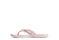Sperry Womens Seafish Iridescent Sparkle Flip Flop Sandal - Blush -Fashion Feet Shop US 01 203196 03