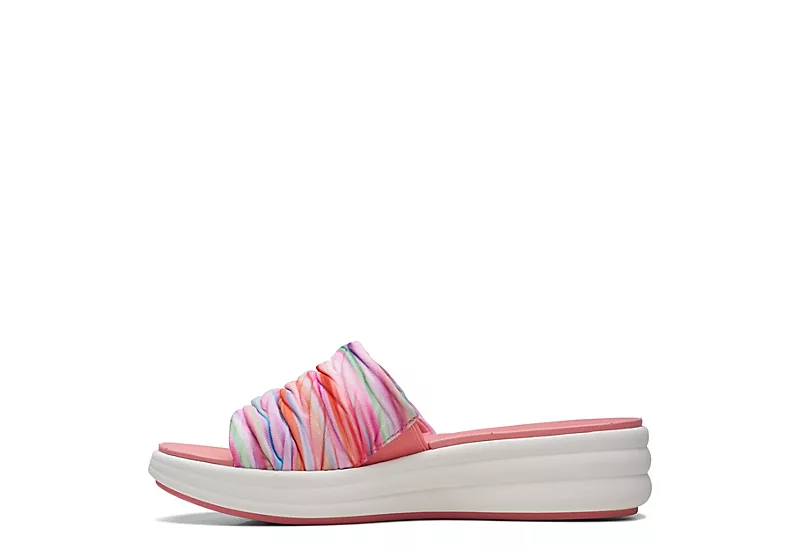 Clarks Womens Drift Petal Slide Sandal - Multicolor 6 Clarks Womens Drift Petal Slide Sandal - Multicolor - Image 4