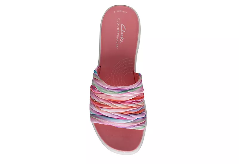 Clarks Womens Drift Petal Slide Sandal - Multicolor 8 Clarks Womens Drift Petal Slide Sandal - Multicolor - Image 6