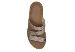 Skechers Womens Beverlee Always Classy Wedge Sandal - Rose Gold -Fashion Feet Shop US 01 203241 03