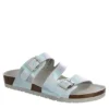 Bjorndal Womens Delaney Footbed Sandal - Silver -Fashion Feet Shop US 01 203311 00