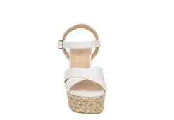 Michael By Michael Shannon Womens Luna Wedge Sandal - White 11 Michael By Michael Shannon Womens Luna Wedge Sandal - White -Fashion Feet Shop US 01 203329 02