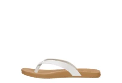 Reef Womens Stella Court Flip Flop Sandal - White -Fashion Feet Shop US 01 203340 03