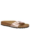 Birkenstock Womens Madrid Footbed Sandal - Rose Gold -Fashion Feet Shop US 01 203377 00