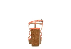 Michael By Michael Shannon Womens Natalia Wedge Sandal - Coral 13 Michael By Michael Shannon Womens Natalia Wedge Sandal - Coral -Fashion Feet Shop US 01 203419 04