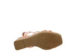 Michael By Michael Shannon Womens Natalia Wedge Sandal - Coral 15 Michael By Michael Shannon Womens Natalia Wedge Sandal - Coral -Fashion Feet Shop US 01 203419 06