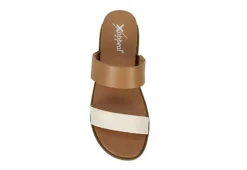 Xappeal Womens Edith Slide Sandal - Tan 14 Xappeal Womens Edith Slide Sandal - Tan -Fashion Feet Shop US 01 203465 05