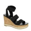 Madden Girl Womens Marandaa Wedge Sandal - Black -Fashion Feet Shop US 01 203537 00