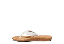 Reef Womens Santa Ana Flip Flop Sandal - White -Fashion Feet Shop US 01 203912 02