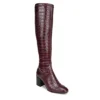 Franco Sarto Womens Tribute Wide Calf Tall Boot - Dark Purple -Fashion Feet Shop US 01 300549 00
