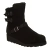 Bearpaw Womens Lucy Fur Wedge Boot - Black 1 Bearpaw Womens Lucy Fur Wedge Boot - Black -Fashion Feet Shop US 01 300778 00