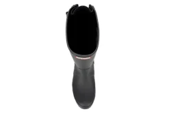 Hunter Boots Llc Womens Original Back Adj Gloss Rain Boot - Black -Fashion Feet Shop US 01 302431 05