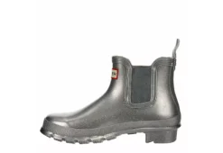 Hunter Boots Llc Womens Original Chelsea Cosmic Rain Boot - Silver -Fashion Feet Shop US 01 302434 03